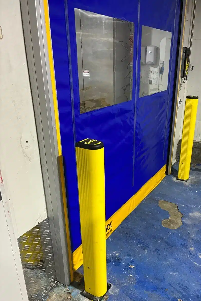 industrial-door-with-bollards